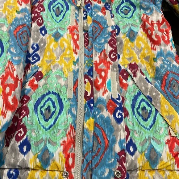 Burton Ski Jacket Snowboard Hooded DryRide Mountain Dew Print Limited Edition - Picture 9 of 11